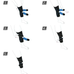 Actimove Sport Right PF Knee Brace Lateral Support Simple Hinges, Condyle Pads, J-shaped Buttress