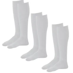 AW 632 Diabetic Knee High Socks 8-15 mmHg (3 Pack)