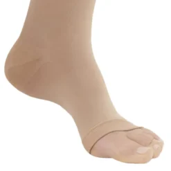 AW 212 Medical Support Open Toe Thigh Highs w/Dot Band 20-30 mmHg