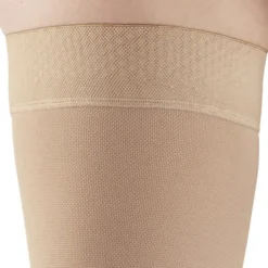 AW 212 Medical Support Open Toe Thigh Highs w/Dot Band 20-30 mmHg