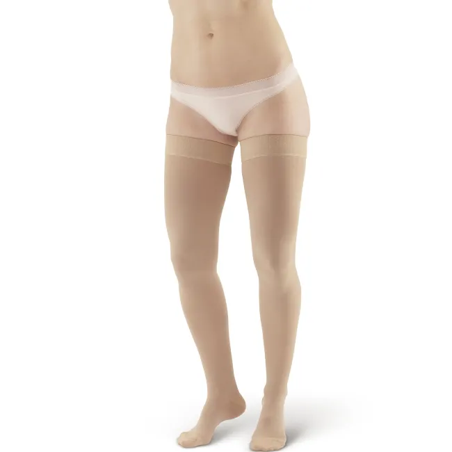 AW 205 Medical Support Thigh Highs w/Dot Band 20-30 mmHg