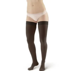 AW 205 Medical Support Thigh Highs w/Dot Band 20-30 mmHg