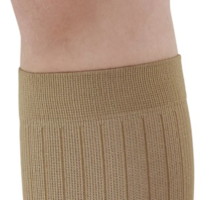 AW 129 Men's Microfiber/Cotton Knee High Dress Socks 15-20 mmHg