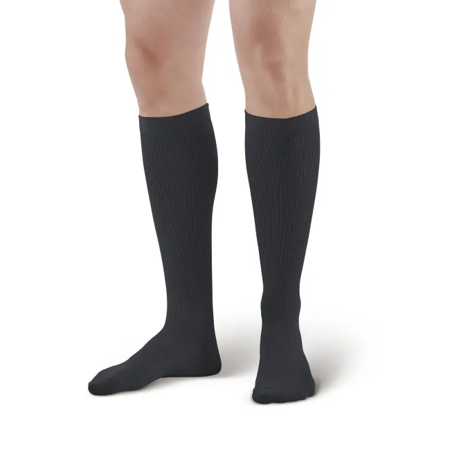 AW 101 Men's Microfiber Knee High Dress Socks 15-20 mmHg (Sale)