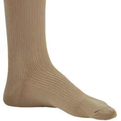 AW 166 Men's Travel Knee High Socks 15-20 mmHg (Sale) Small Khaki