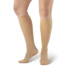 AW 209 Microfiber Opaque Knee Highs 15-20 mmHg