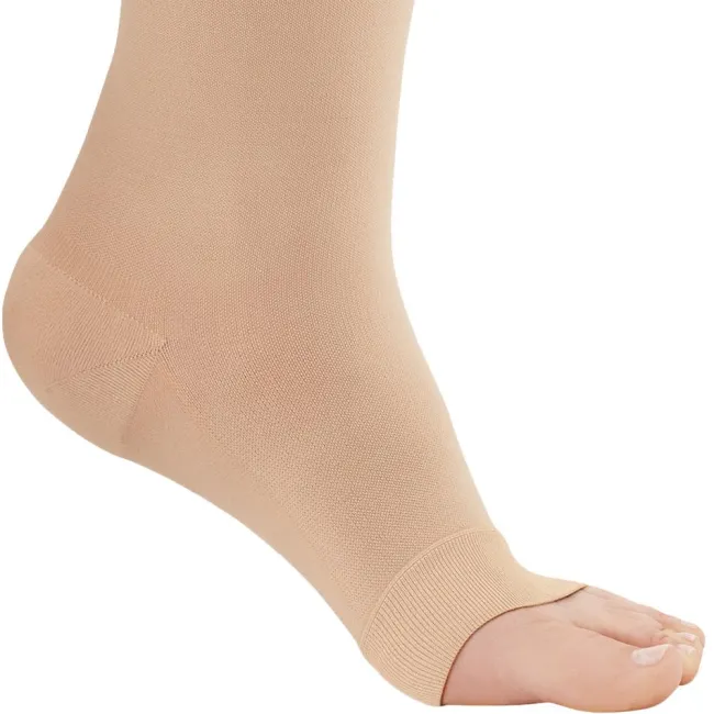 AW 391OT Luxury Opaque Open Toe Knee Highs 30-40 mmHg (Sale)