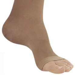 AW 45 Sheer Support Open Toe Thigh Highs w/Top Band 15-20 mmHg
