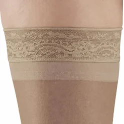 AW 45 Sheer Support Open Toe Thigh Highs w/Top Band 15-20 mmHg