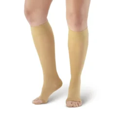 AW 230 Signature Sheer Open Toe Knee Highs 20-30 mmHg