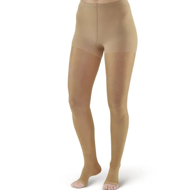 AW 268 Signature Sheer Open Toe Pantyhose 20-30 mmHg