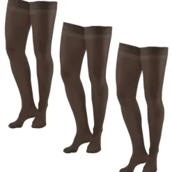 AW 74 Soft Sheer Thigh Highs w/Band 8-15 mmHg (3 Pack)