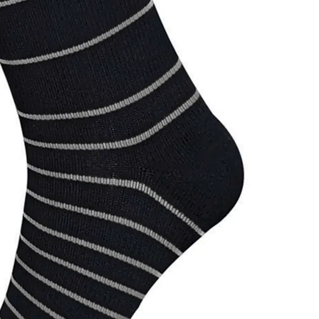 AW 650 Stripe Knee High Socks 15-20 mmHg