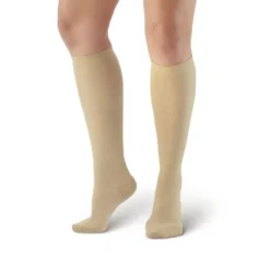 AW 169 Women's Cotton Travel Knee High Socks 15-20 mmHg