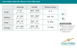 AW 112 Women's Microfiber Knee High Socks 15-20 mmHg