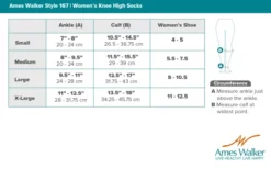 AW 167 Women's Travel Knee High Socks 15-20 mmHg (Sale)