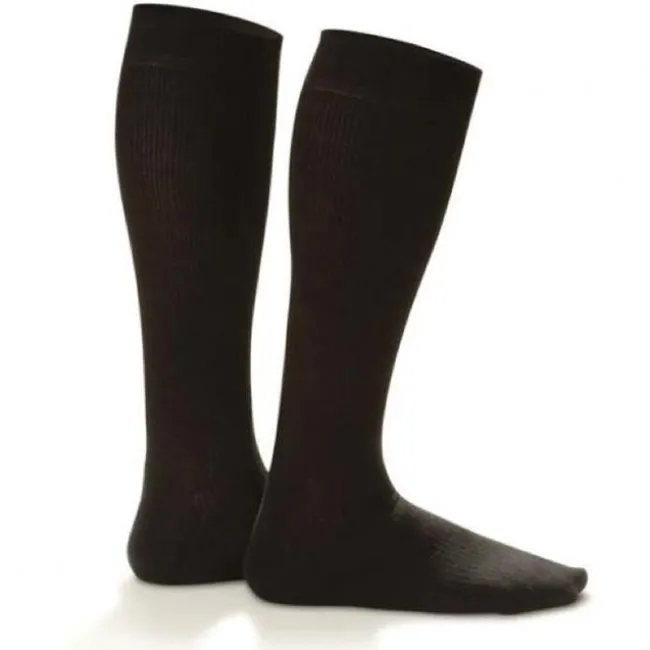 Dr. Comfort Men's Micro-Nylon Knee High Dress Socks 10-15 mmHg