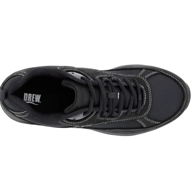 Drew Men's Athletic Aaron Shoes Grey Suede/Mesh