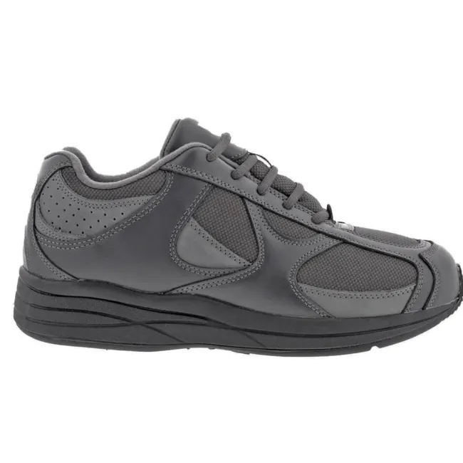 Drew Men's Surge Leather Athletic Shoes Grey