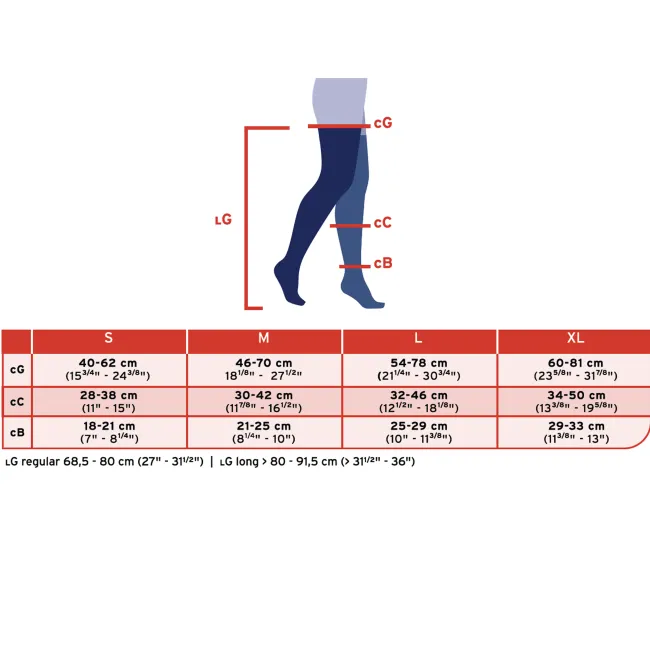 Jobst for Men Open Toe Thigh Highs w/Dot Band 20-30 mmHg