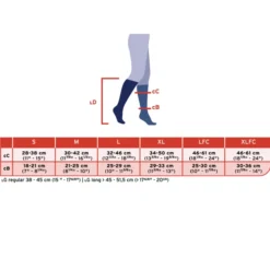Jobst For Men Softfit Knee Highs 20-30 mmHg