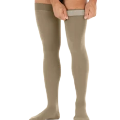 Jobst for Men Thigh Highs w/Dot Band 15-20 mmHg