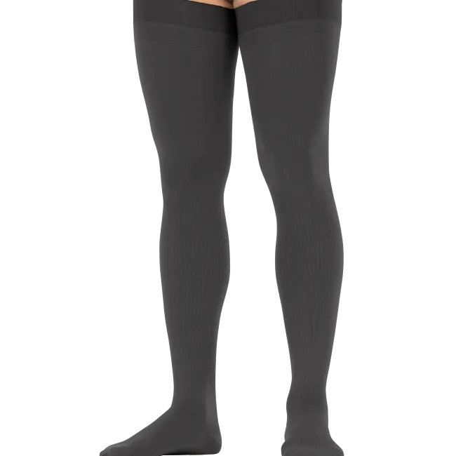 Jobst for Men Thigh Highs w/Dot Band 15-20 mmHg
