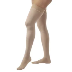 Jobst Opaque Thigh Highs w/Silicone Dot Band 15-20 mmHg
