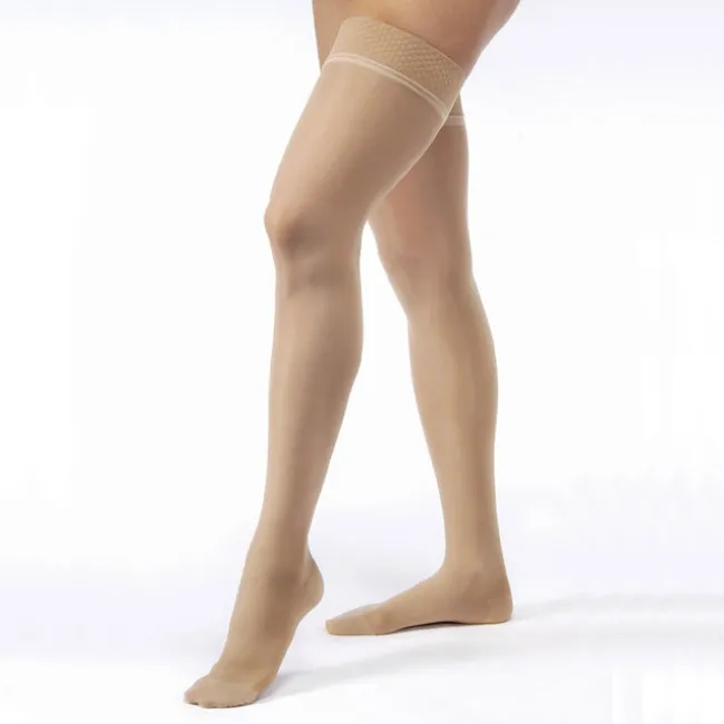 Jobst UltraSheer Thigh Highs w/Silicone Dot Band 20-30 mmHg