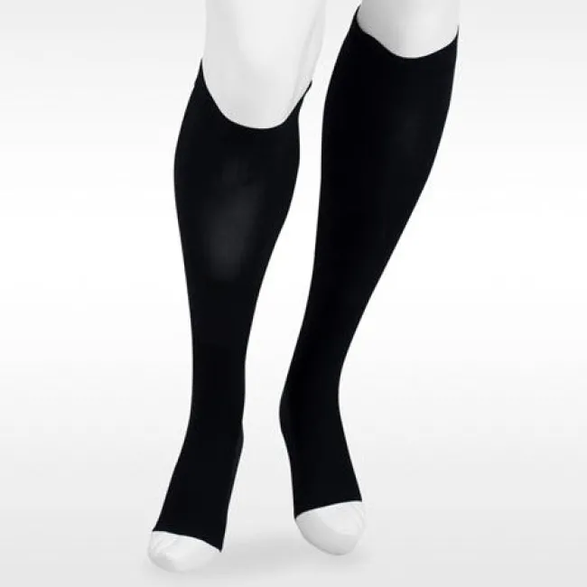 Juzo 6092 Dual Stretch Open Toe Knee Highs 30-40 mmHg