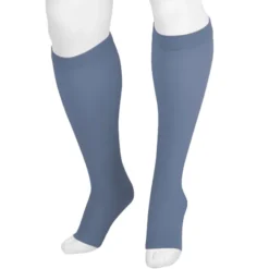 Juzo Dynamic 3511 Signature Collection Trend Colors Open Toe Knee Highs w/Silicone Band 3.5cm 20-30 mmHg