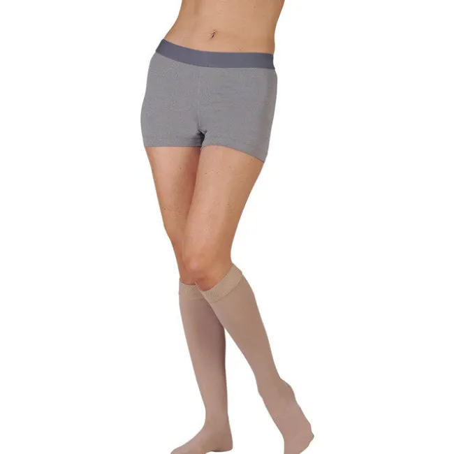 Juzo 3512 Dynamic Soft Open Toe Max Knee Highs w/Silicone Band 5.0 30-40 mmHg