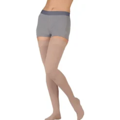 Juzo 3511 Dynamic Soft Open Toe Max Thigh Highs w/Silicone Band 20-30 mmHg