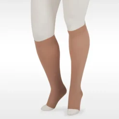Juzo 3511 Dynamic Soft Open Toe Max Knee Highs w/Silicone 3.5cm Band 20-30 mmHg