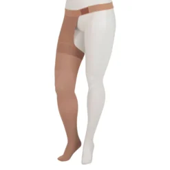 Juzo 3513 Dynamic Soft Thigh High w/Waist Attachment Left 40-50 mmHg