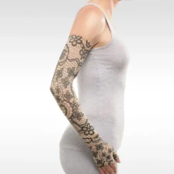 Juzo Soft 2002 Signature Collection Print Mosaic Henna Armsleeve 30-40 mmHg