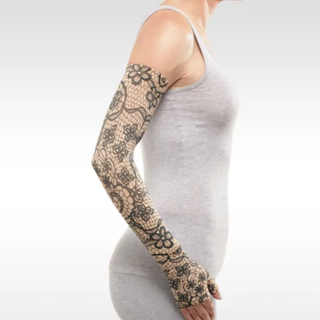 Juzo Soft 2002 Signature Collection Print Mosaic Henna Armsleeve 30-40 mmHg