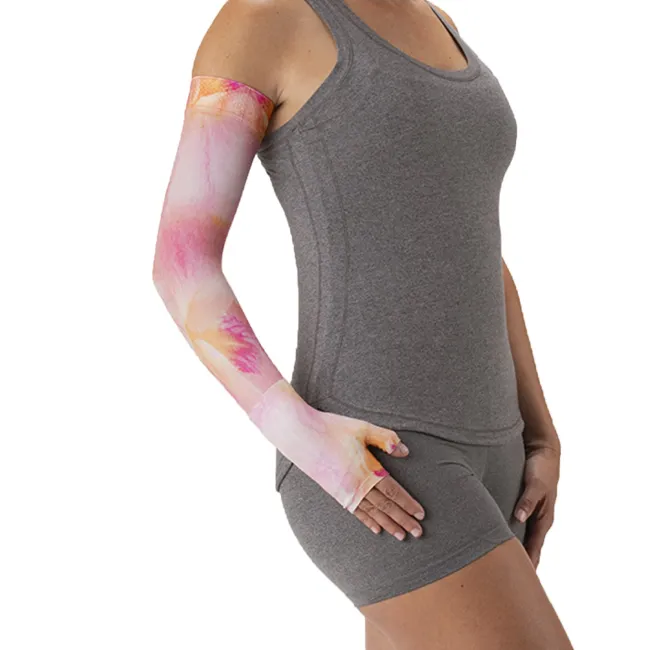 Juzo Soft 2000 Signature Collection Print Pink Orchid Armsleeve 15-20 mmHg