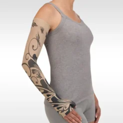 Juzo Soft 2001 Signature Collection Print Butterfly Flower Henna Armsleeve 20-30 mmHg
