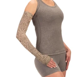 Juzo Soft 2001 Signature Collection Print Paisley Henna Armsleeves 20-30 mmHg
