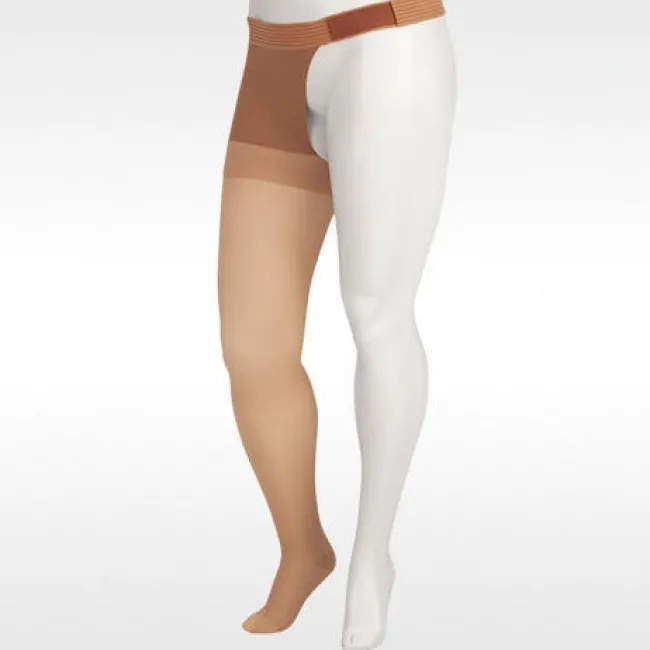 Juzo 2002 Soft Thigh High w/Waist Attachment 30-40 mmHg Right