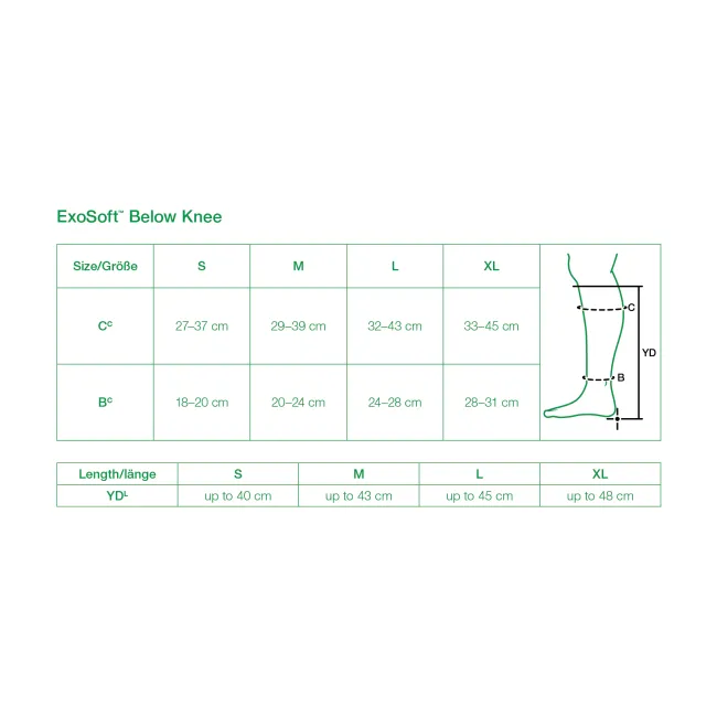 L&R Solaris ExoSoft Below Knee Open Toe 20-30 mmHg