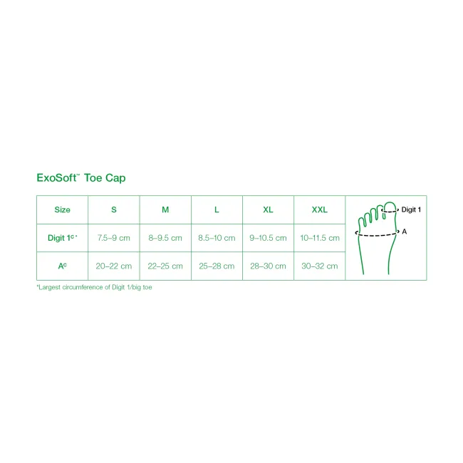 L&R Solaris ExoSoft Toe Cap 20-30 mmHg