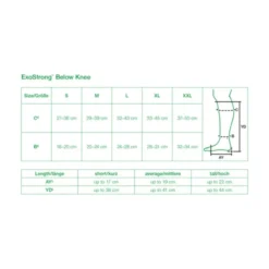 L&R Solaris ExoStrong Below Knee Open Toe w/KnitTop - 30-40 mmHg