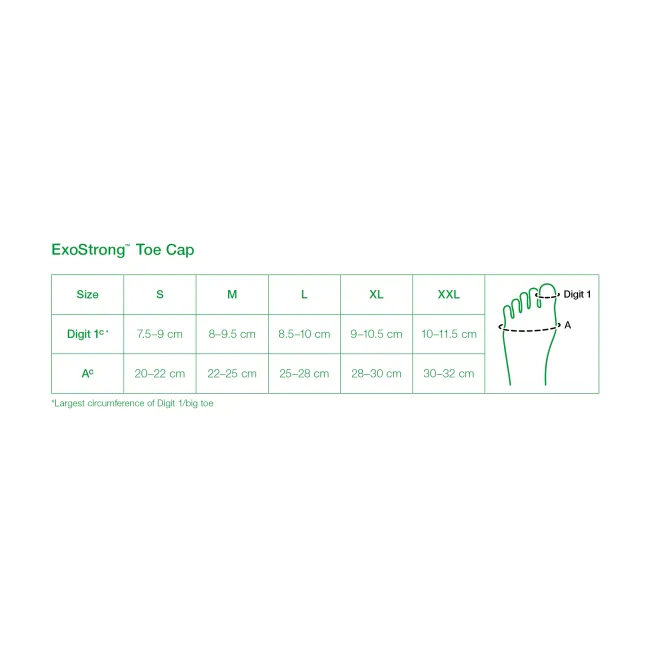 L&R Solaris ExoStrong Toe Cap 15-20 mmHg