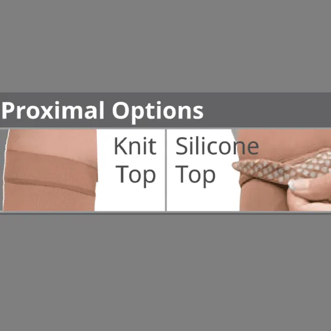 L&R USA (Solaris) ExoStrong Below Knee Open Toe w/Knit Top 20-30 mmHg