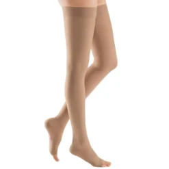 Mediven Plus Open Toe Thigh Highs w/Silicone Band 30-40 mmHg
