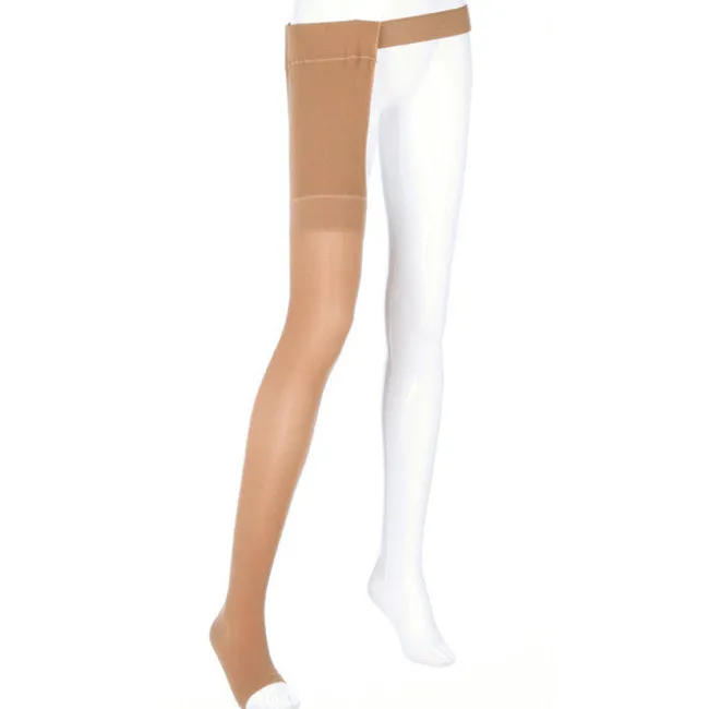 Mediven Plus Open Toe Thigh Highs w/Waist Attachment Right Leg 40-50 mmHg