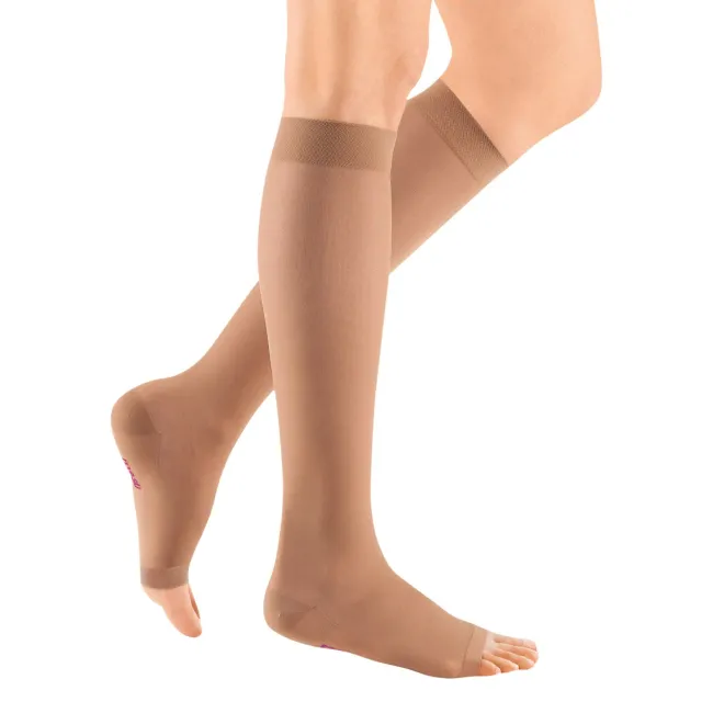 Mediven Sheer & Soft Open Toe Knee Highs 30-40 mmHg
