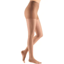 Mediven Sheer & Soft Open Toe Pantyhose 30-40 mmHg